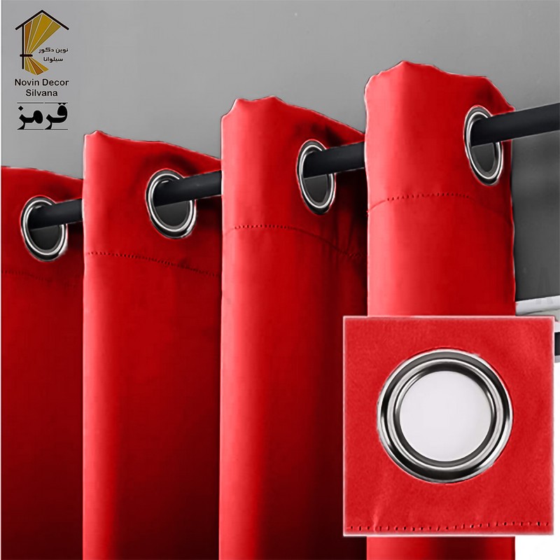 پرده نوین دکور سیلوانا مدل لاکچری 180 _ 1 سایز 180x140 سانتیمتر