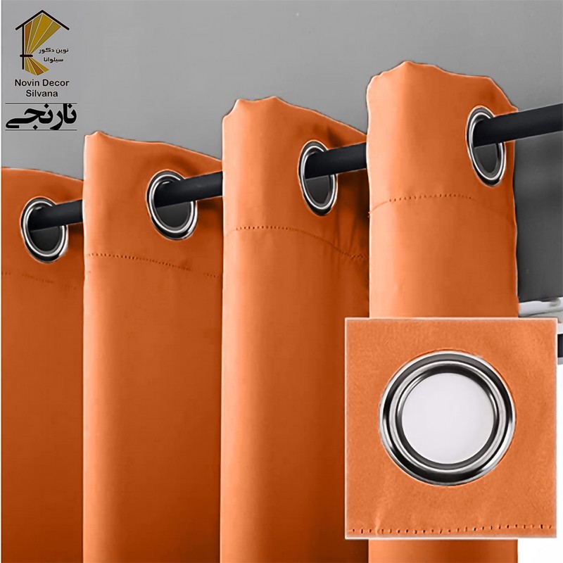 پرده نوین دکور سیلوانا مدل لاکچری 180 _ 1 سایز 180x140 سانتیمتر