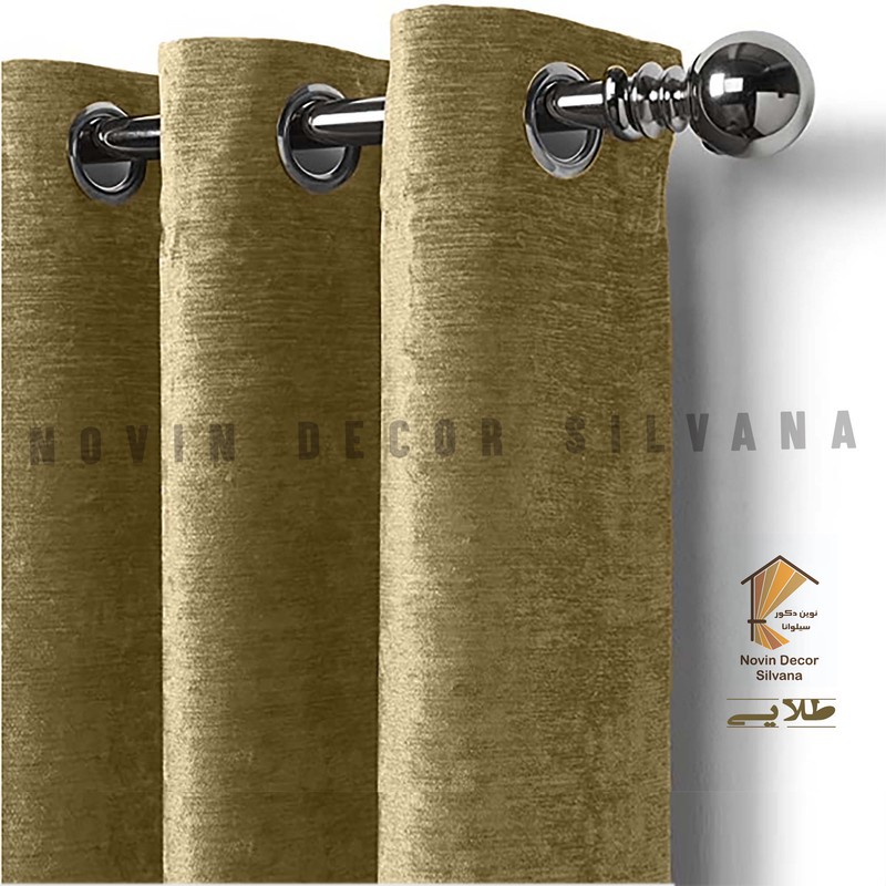 پرده نوین دکور سیلوانا مدل مخمل شانل 1 _ 180 سایز 180x140 سانتیمتر