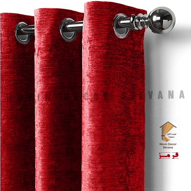 پرده نوین دکور سیلوانا مدل مخمل شانل 1 _ 180 سایز 180x140 سانتیمتر