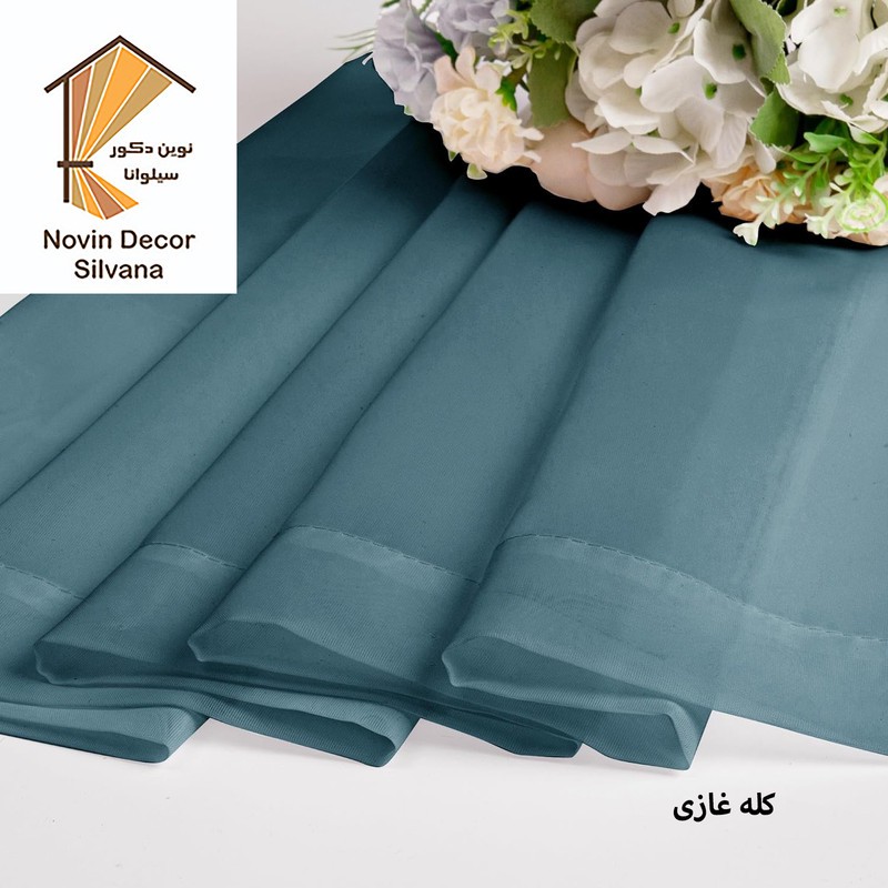 پرده نوین دکور سیلوانا مدل حریر Silvana23 سایز 230 140 سانتی متر