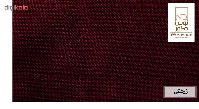 پرده نوین دکور سیاناو مدل ND1001 سایز 140x280 سانتیمتر