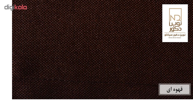 پرده نوین دکور سیاناو مدل ND1001 سایز 140x280 سانتیمتر
