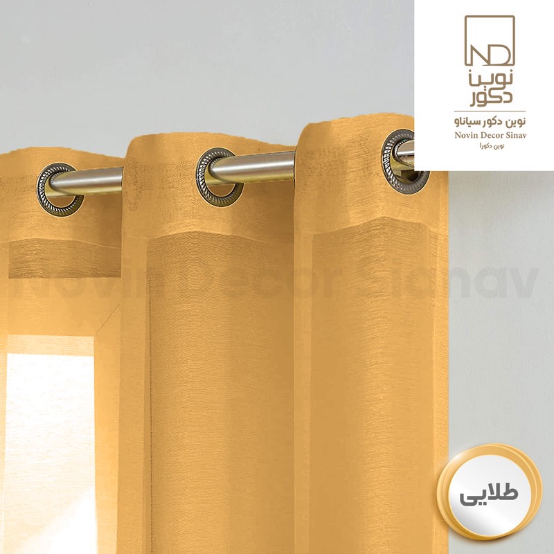 پرده نوین دکور سیاناو مدل حریر کد pb105 سایز 280x140 سانتیمتر