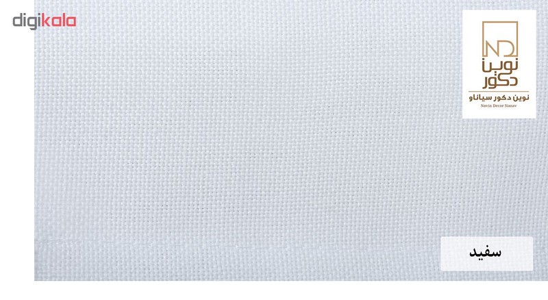 پرده نوین دکور سیاناو مدل ND1501 سایز 140x180 سانتیمتر