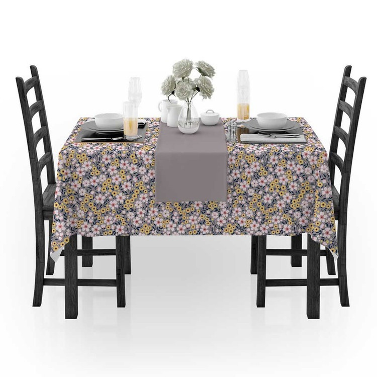 رومیزی مدل گلدار مربعی کد F2RO1058