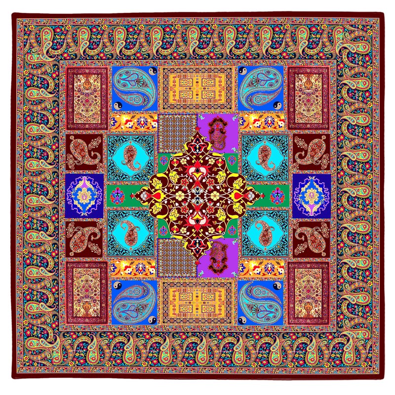 رومیزی طرح ترمه سنتی کد 9275.1