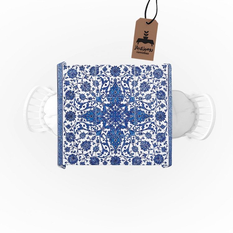 رومیزی رومیزی باز طرح مربع مدل سنتی مدرن کد 11078