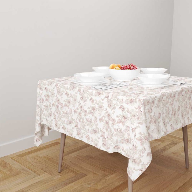 رومیزی مدل گلدار مستطیلی کد f2sh1069