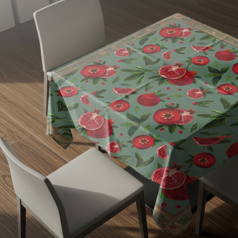 رومیزی ریحانلوکس مدل یلدا کد RH124 سایز 97x97 سانتیمتر