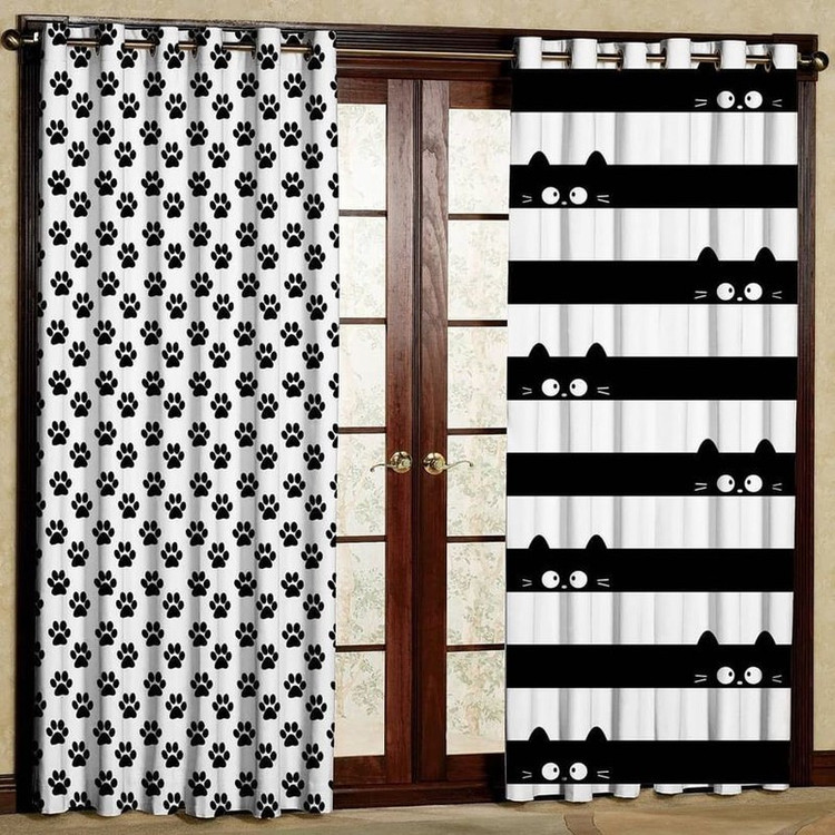 پرده مدل مخمل پانچی کد 10001 سایز 140x280 سانتی متر