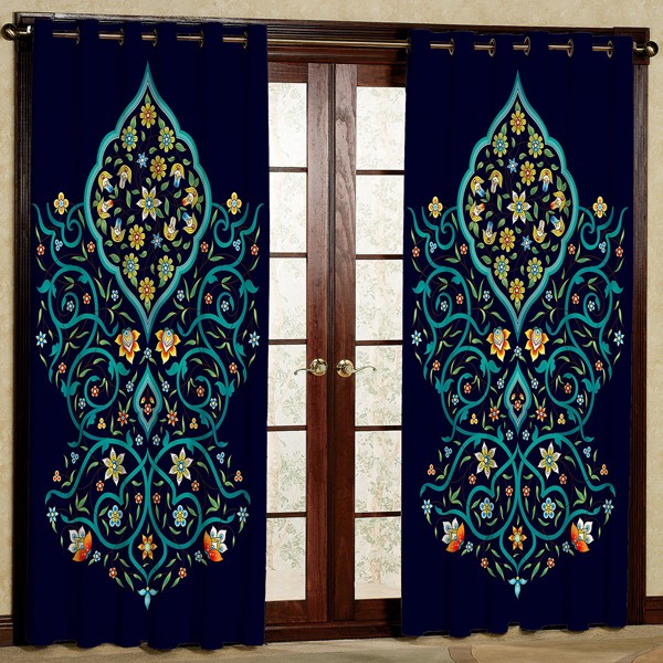 پرده مدل پانچی کد 5540 سایز 280x140 سانتی متر