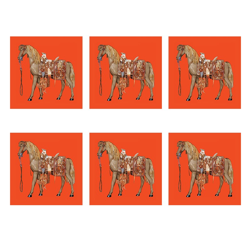 رومیزی مدل مخمل کد M00163 بسته 6 عددی
