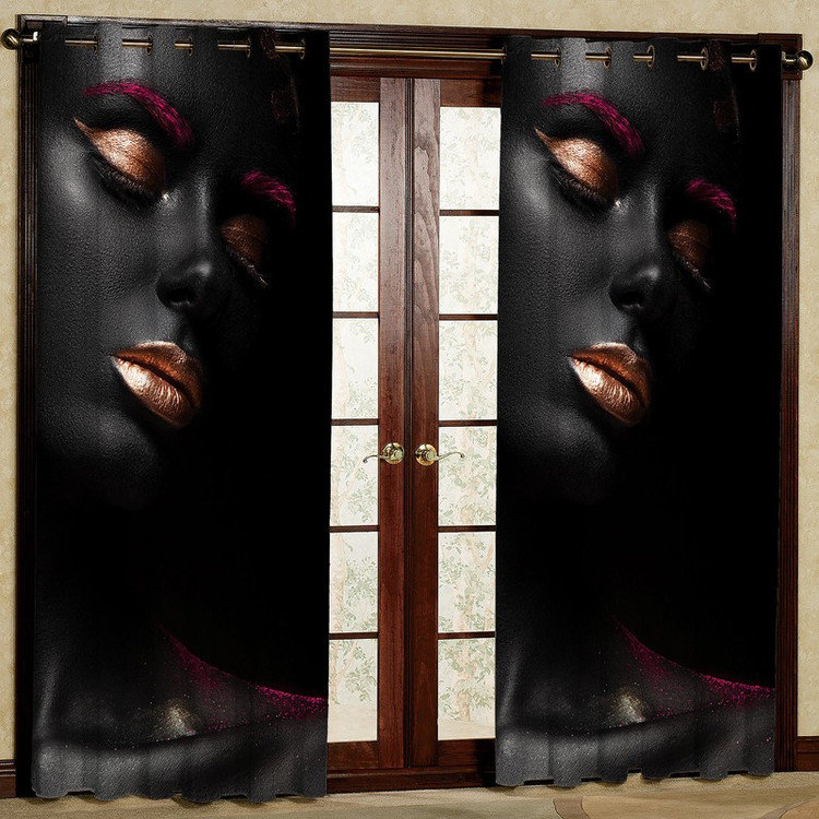 پرده مدل مخمل پانچی کد 1372T2 سایز 200x140 سانتی متر