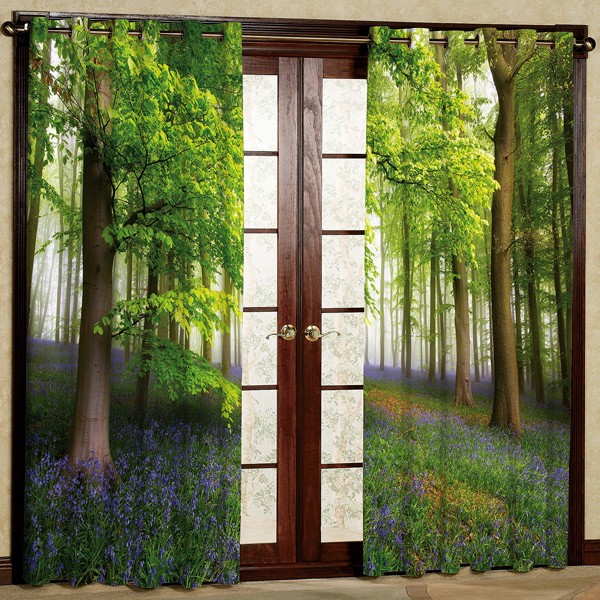 پرده مدل پانچی کد 5374 سایز 280x140 سانتی متر
