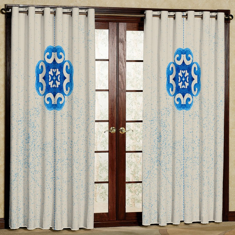 پرده مدل مخمل پانچی کد 1861 سایز 200x140 سانتی متر