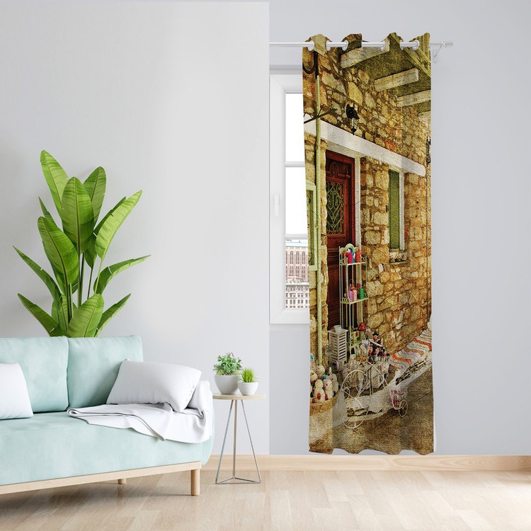 پرده طرح مدل مخمل پانچی کد L 236_L Z سایز 140x200 سانتی متر