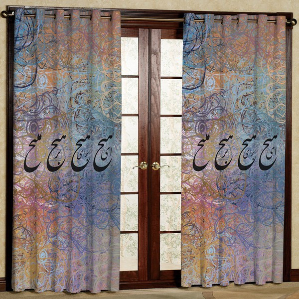پرده مدل مخمل پانچی کد 7464 سایز 280x140 سانتی متر