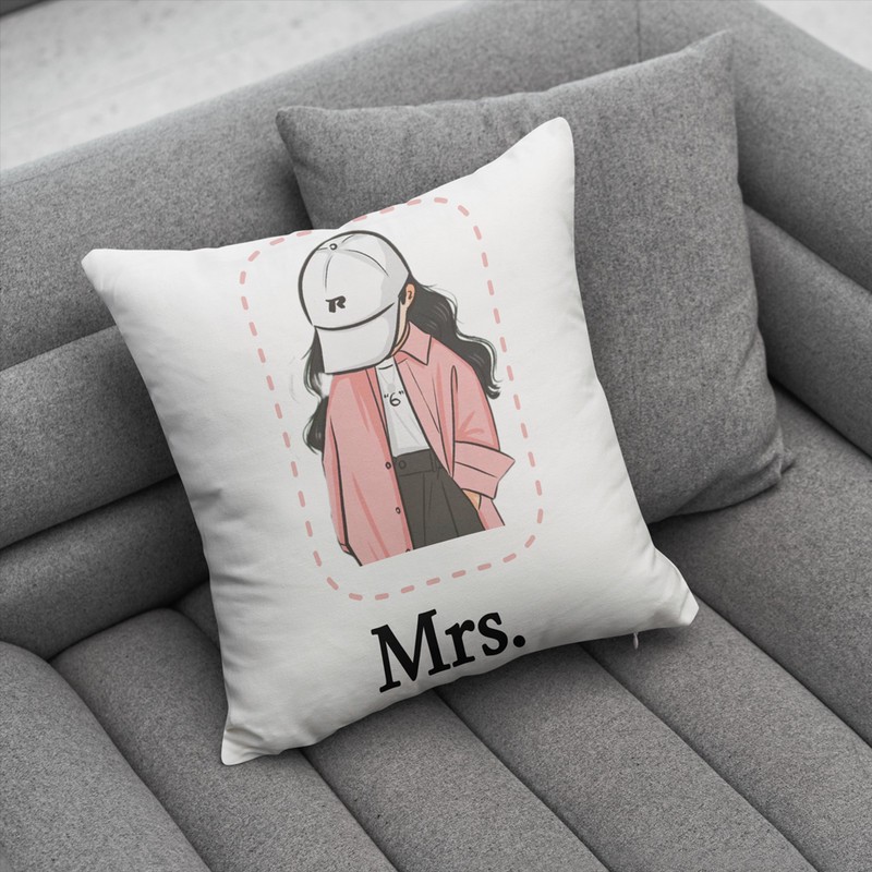 کوسن ناریکو طرح فانتزی مدل ست عاشقانه .Mr. , Mrs کد 05 مجموعه دو عددی