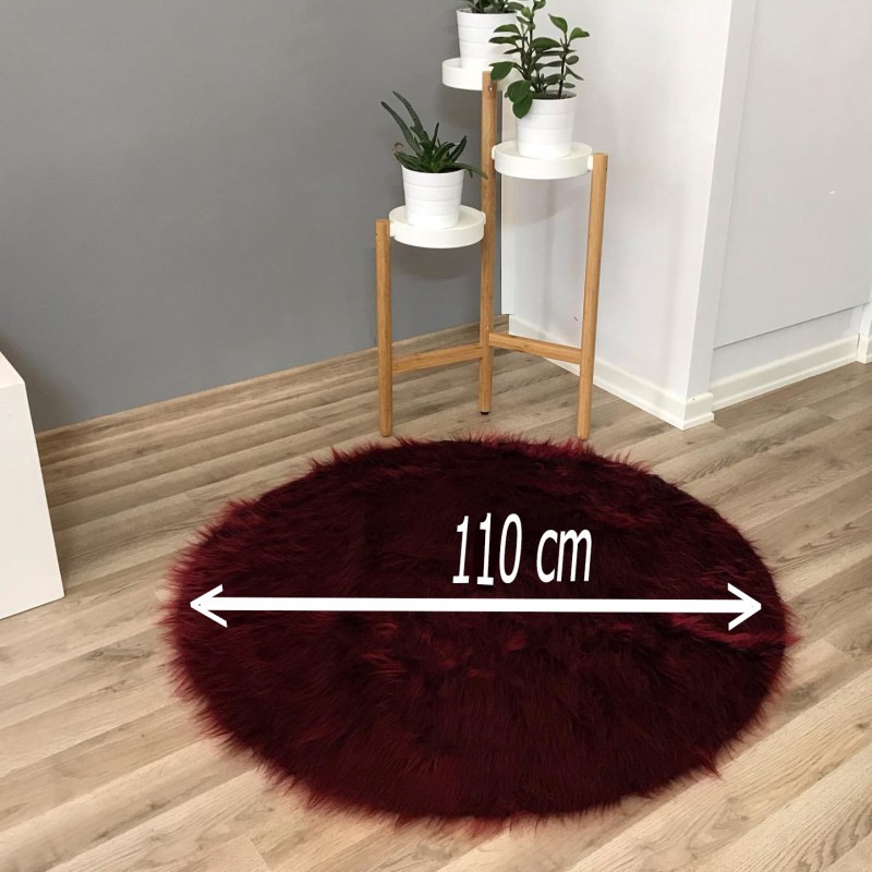 پادری آقای طرح مدل خز فانتزی سایز 110x110 سانتی متر