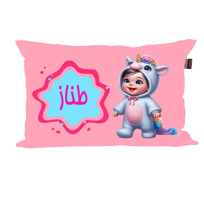 بالش نوزاد ناریکو مدل دخترانه طرح اسم طناز کد 06175