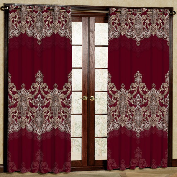 پرده مدل مخمل پانچی کد 7342 سایز 280x140 سانتی متر