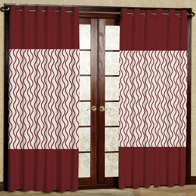 پرده مدل طرح دار مخمل پانچی کد 4244 سایز 140x200 سانتی متر