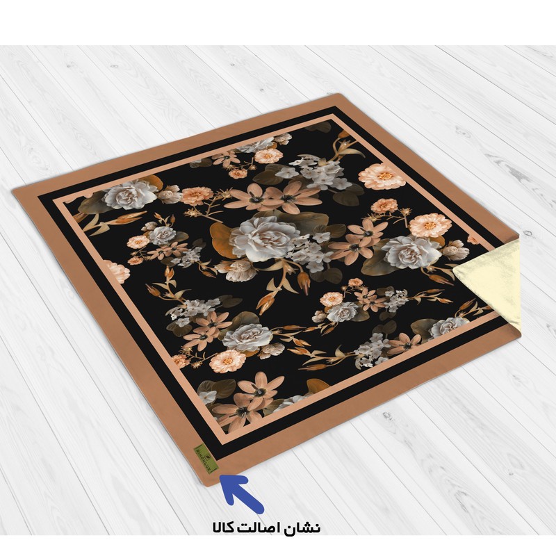 رومیزی ریحانلوکس مدل گلدار کد RH117 سایز 97x97 سانتیمتر