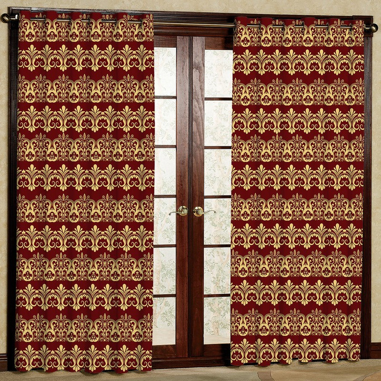 پرده مدل مخمل پانچی کد 1932T2 سایز 200x140 سانتی متر