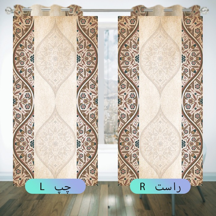 پرده مدل HZD313 سایز 280140 سانتی متر