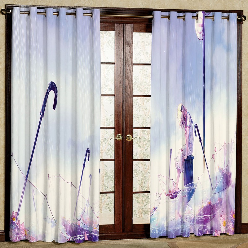 پرده مدل مخمل پانچی کد 2516T2 سایز 200x140 سانتی متر