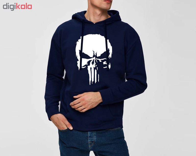 هودی مردانه آکو طرح Skull کد BT01