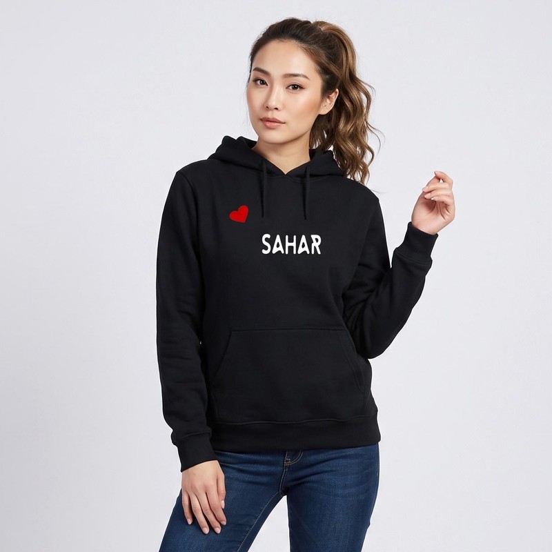 هودی زنانه طرح سحر کد F186