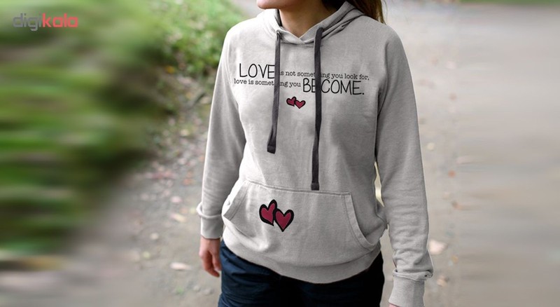 هودی زنانه طرح love کد MM19