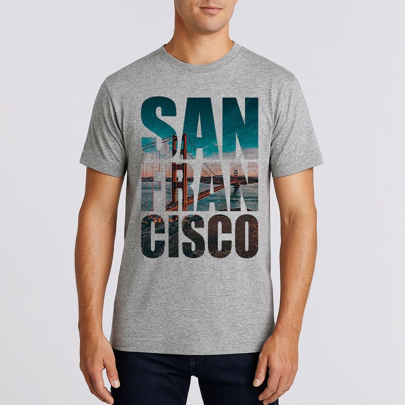 تیشرت آستین کوتاه مردانه طرح Cisco کد F612